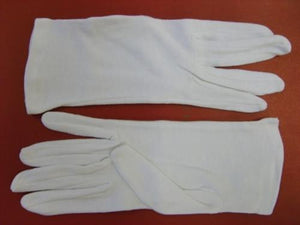 Economy, Lint-Free, White Cotton Gloves - Small